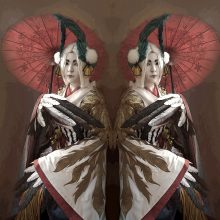 Meniškos variacijos kimono tradicijos tema