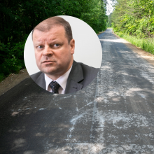 S. Skvernelis dėl gatvės: teismas pripažino, kad galime rašinėti „savo nuomonę“, kur norime