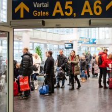 Lietuvos oro uostuose keleivių per metus padaugėjo penktadaliu