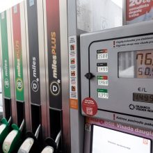 LEA: benzinas Lietuvoje per savaitę pigo 3, dyzelinas – 4 centais