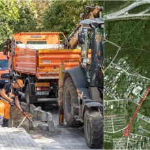 Pradedama Vilniaus Lazdynėlių gatvės rekonstrukcija