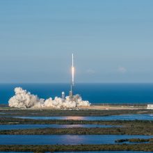 „SpaceX“ surengė ketvirtą bandomąjį galingiausios pasaulyje raketos „Starship“ paleidimą