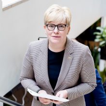 Premjerė nenustebtų, jei Seimas atmes prezidento veto dėl sankcijų rusams ir baltarusiams