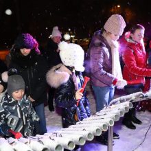 Domeikavoje atidarytas muzikinių instrumentų parkas