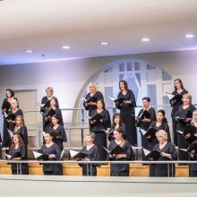 Koncertas P. Bingeliui: verkė ir choristai, ir publika