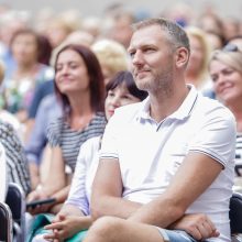 Festivalyje „Gertrūdos vasara“ būrį gerbėjų pritraukė scenos legenda O. Vyšniauskas