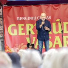 Festivalyje „Gertrūdos vasara“ būrį gerbėjų pritraukė scenos legenda O. Vyšniauskas