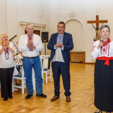 Ukrainiečių padėkos renginyje – svarbios dovanos