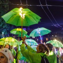 „Fluxus festivalis“ kopimui į Parodos kalną prikėlė Trojos arklį ir drakulą