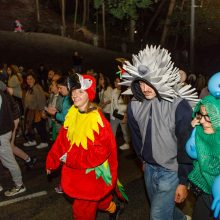 „Fluxus festivalis“ kopimui į Parodos kalną prikėlė Trojos arklį ir drakulą
