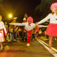 „Fluxus festivalis“ kopimui į Parodos kalną prikėlė Trojos arklį ir drakulą