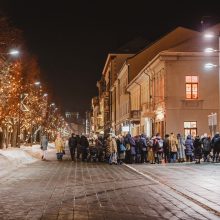 Kaune įžiebta Didžioji Menora: prasideda linksmoji šviesos šventė