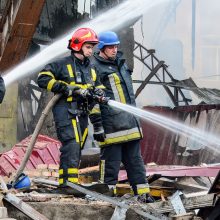 Rusijos raketai pataikius į Ukrainos Vinycios regioną sužeisti trys žmonės