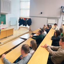 Vilniaus universitete dr. Ozan Ozerk skaitė paskaitą apie verslumą