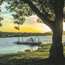 Džiugi žinia ne tik turistams: kelionės taps trumpesnės –  pradėjo dirbti Vilkijos keltas „Vilkynė“