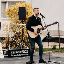 „Kaunas 2022“ projektas „Kultūra į kiemus“ tapo unikaliausiu muzikos projektu pasaulyje