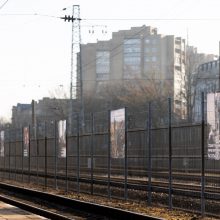 Vilniaus geležinkelio stoties perone – paroda rusų dėmesiui į karą atkreipti