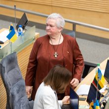 Atsakomybė: Seimo Švietimo ir mokslo komiteto narė, prof. habil. dr. V.Targamadzė pabrėžė, kad viceministrė turėtų sąžiningai apsispręsti.