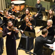 KMSO ir jaunųjų muzikų koncerte – vienybės su Ukraina ženklai