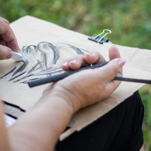 Festivalio „Piešiame Nemuną“ pleneruose kviečiami norintys drauge tapyti prie upės
