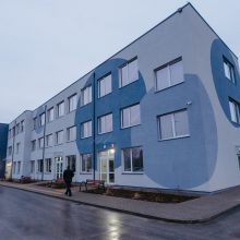 Lėšos: Užliedžių laisvalaikio salė yra daugiafunkciame centre, kurio visoms patalpoms atnaujinti ir papildomoms erdvėms įrengti savivaldybė skyrė 3,3 mln. eurų.