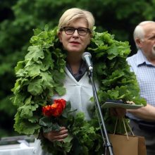 Premjerė apdovanota D. Grinkevičiūtės medaliu