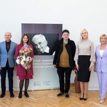 Jonavoje įteikta kasmetinė G. Kanovičiaus literatūrinė premija