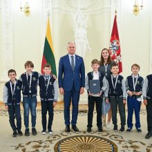 G. Nausėda: svarbu, kad šachmatų žaidimas pasklistų po visas Lietuvos mokyklas