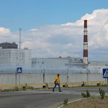 Rusija užsimena, kad paremtų demilitarizuotą zoną aplink Zaporižios atominę elektrinę