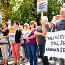 Protestas dėl „Lifosos“ uždarymo: iš ko gyvens 900 šeimų?