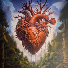 A. Kriščiūnas sukūrė paveikslą, kviečiantį rūpintis širdimi: viskas – labai trapu