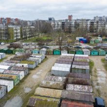 Vilniuje pradedami iškeldinti metaliniai garažai, jų vietoje bus statomas darželis