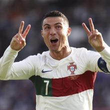 Aplenkė L. Messi ir pateko į Gineso rekordų knygą:  Ronaldo – daugiausiai  uždirbantis sportininkas