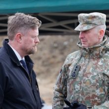 Lietuvos kariuomenės vadas su Islandijos kolega aptars paramą Ukrainai