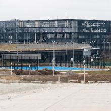 Nauja pasivaikščiojimų erdvė: „Mokslo salą“ jau galima apžvelgti nuo stogo
