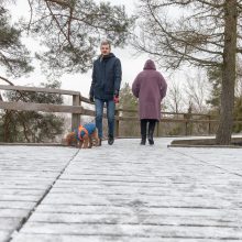 Atnaujinto Kadagių tako lankytojai: čia gražu bet kokiu oru