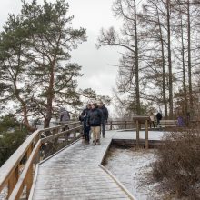 Atnaujinto Kadagių tako lankytojai: čia gražu bet kokiu oru