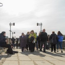 Sausakimšoje Kaziuko mugėje Kaune – šypsenos, derybos, aimanos ir stipruolis V. Blekaitis