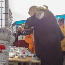 Sausakimšoje Kaziuko mugėje Kaune – šypsenos, derybos, aimanos ir stipruolis V. Blekaitis