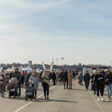 Sausakimšoje Kaziuko mugėje Kaune – šypsenos, derybos, aimanos ir stipruolis V. Blekaitis