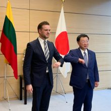 G. Landsbergis prašo Japonijos pagalbos, telkiant paramą Odesos uostui atblokuoti