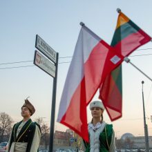 Lenkija dėkoja už L. Kaczynskio vardo suteikimą gatvei Vilniuje