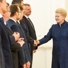 D. Grybauskaitė padėkojo Vyriausybei už bendrą darbą