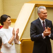 D. Grybauskaitės žinia: G. Nausėdai teks atsakomybė saugoti Konstituciją