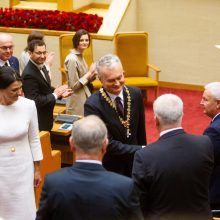 D. Grybauskaitės žinia: G. Nausėdai teks atsakomybė saugoti Konstituciją