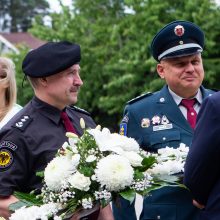 Omonininkų nužudytus pasienio pareigūnus pagerbė valstybės vadovai