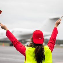 Jau nutūpė Vilniuje: dangų raižys trispalve papuoštas lėktuvas