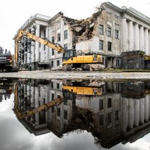 Griauna Profsąjungų rūmus: darbai kainuos beveik 2 mln. eurų