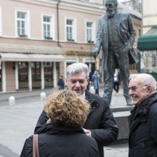 J. Basanavičiaus paminklą kroatai papuošė kaklaraiščiu