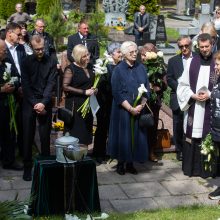 Į paskutinę kelionę išlydėtas teatro legenda aktorius G. Girdvainis